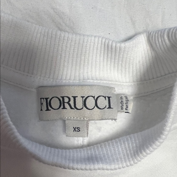 Fiorucci Women's White and Black Angel Sweater - Picture 2 of 2